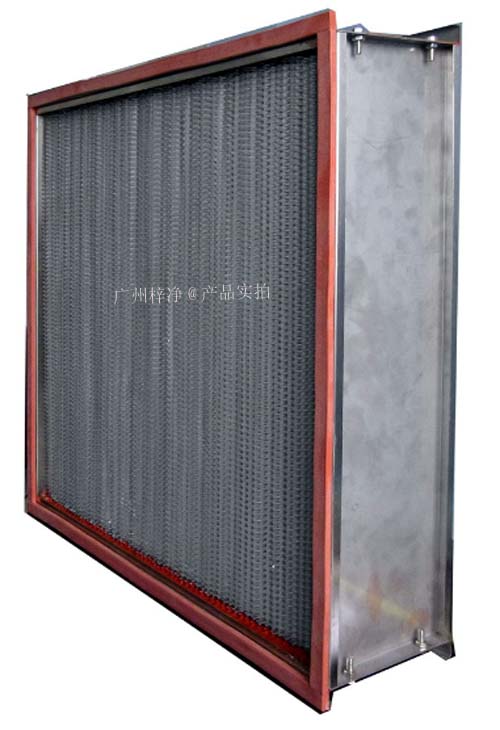 300度耐高溫高效過濾器產品結構 300度耐高溫高效過濾器產品結構