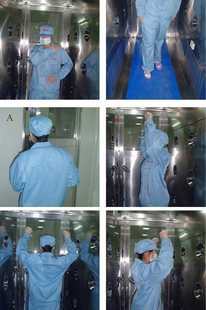 進入風淋室風淋結束后,風淋結束后應及時脫下防護服和鞋帽,并按照規(guī)定進行廢棄或清洗。 進入風淋室風淋結束后,風淋結束后應及時脫下防護服和鞋帽,并按照規(guī)定進行廢棄或清洗。