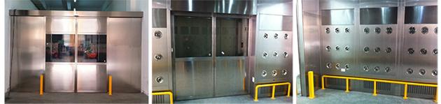 自動感應平移門貨淋室工程案例欣賞 自動感應平移門貨淋室工程案例欣賞