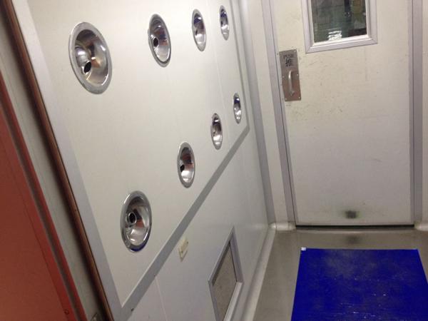 彩鋼板風淋通道 彩鋼板風淋通道實物圖